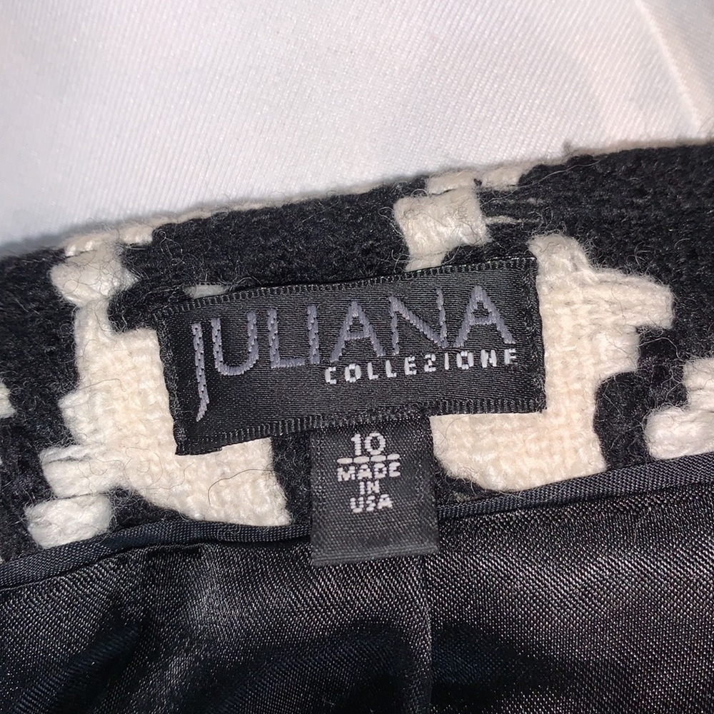 Juliana Collzione Houndstooth Wool Jacket - Picture 8 of 10